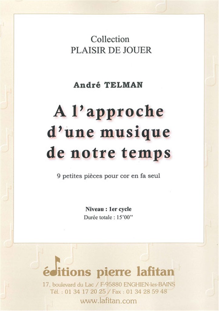 A L'Approche D'Une Musique de Notre Temps